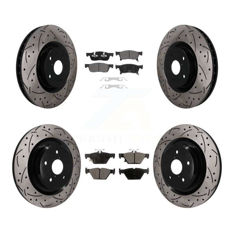 Transit Auto KDT-101875 Disc Brake Kit for 2019-2024 Subaru Ascent - Front and Rear