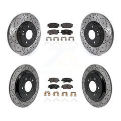 Transit Auto KDT-101877 Disc Brake Kit for 2017-2022 Hyundai Tucson, Kia Sportage - Front and Rear