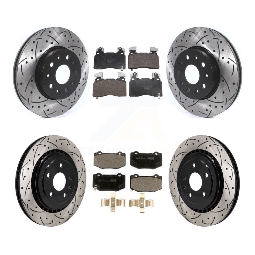 Transit Auto KDT-101879 Disc Brake Kit for 2016 Chevrolet Camaro - Front and Rear