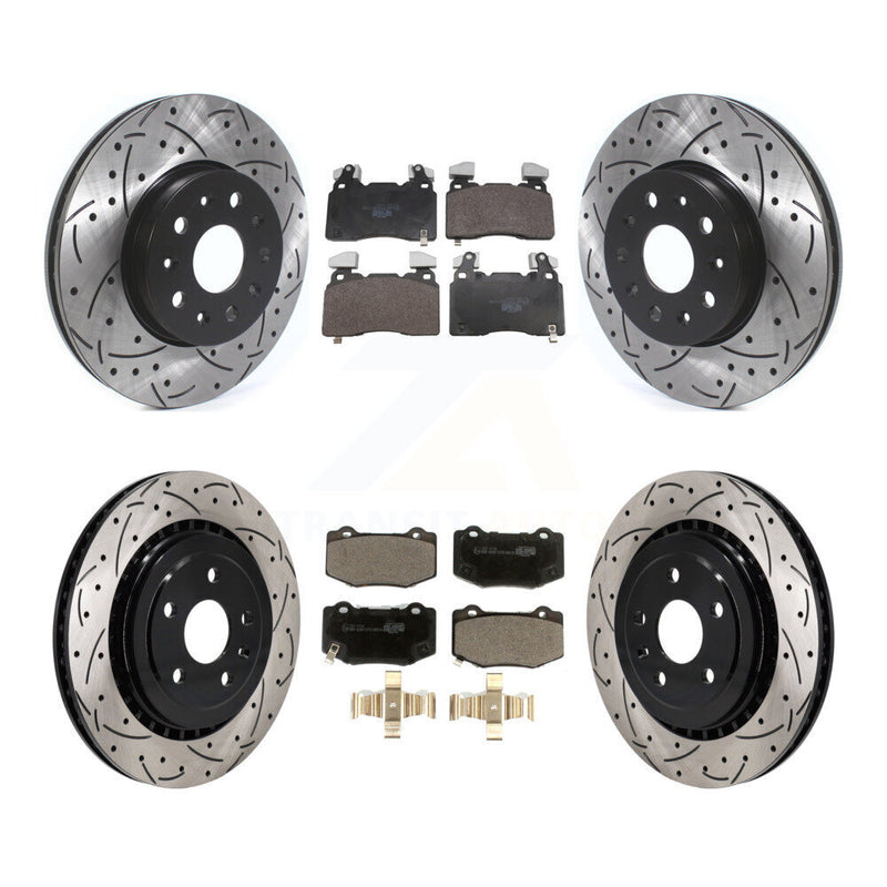 Transit Auto KDT-101879 Disc Brake Kit for 2016 Chevrolet Camaro - Front and Rear