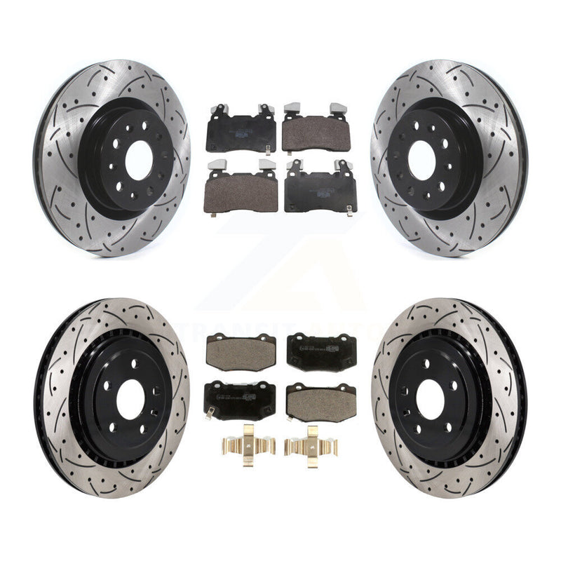 Transit Auto KDT-101880 Disc Brake Kit for 2016 Chevrolet Camaro - Front and Rear
