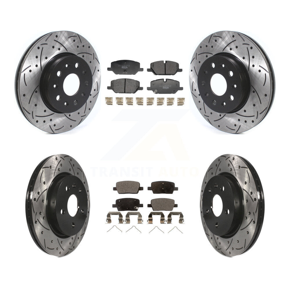 Transit Auto KDT-101882 Disc Brake Kit for 2021-2022 Chevrolet Camaro - Front and Rear