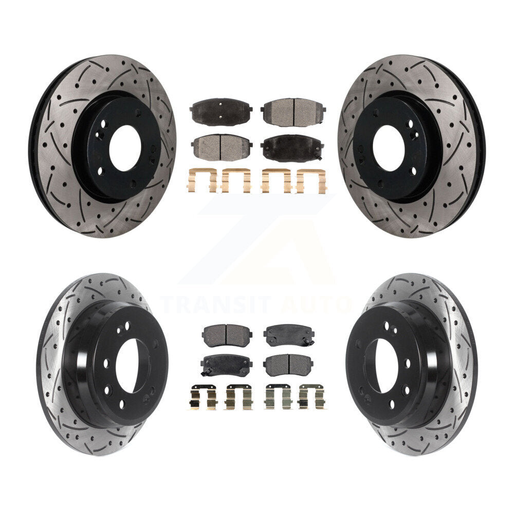 Transit Auto KDT-101887 Disc Brake Kit for 2009-2012 Hyundai Elantra - Front and Rear