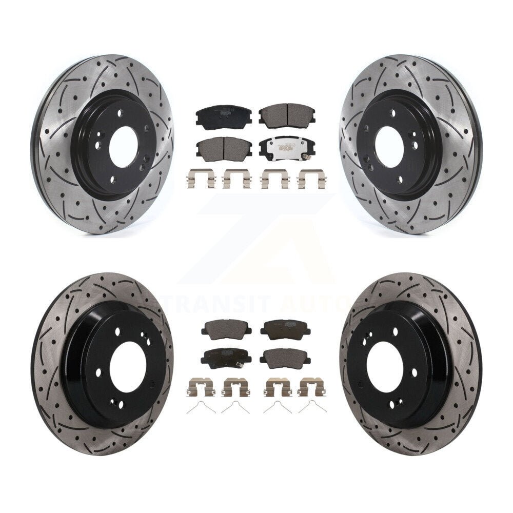 Transit Auto KDT-101890 Disc Brake Kit for 2020-2022 Kia Soul - Front and Rear