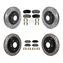Transit Auto KDT-101891 Disc Brake Kit for 2021-2024 Kia Seltos - Front and Rear