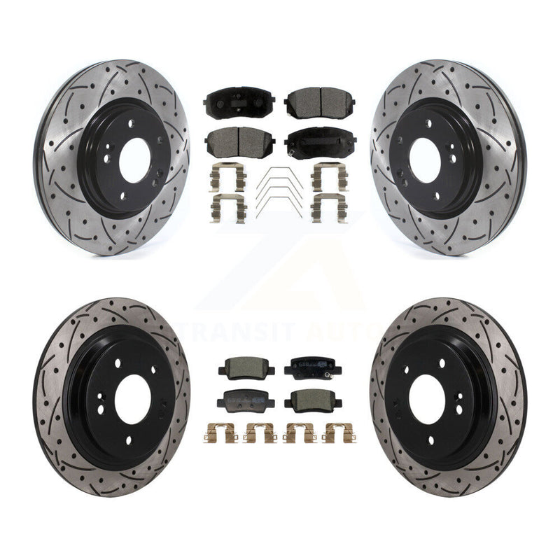 Transit Auto KDT-101891 Disc Brake Kit for 2021-2024 Kia Seltos - Front and Rear