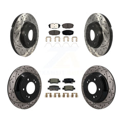 Transit Auto KDT-101892 Disc Brake Kit for 2021-2024 Kia Seltos - Front and Rear