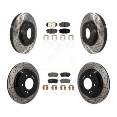 Transit Auto KDT-101894 Disc Brake Kit for 2022 Hyundai Kona - Front and Rear