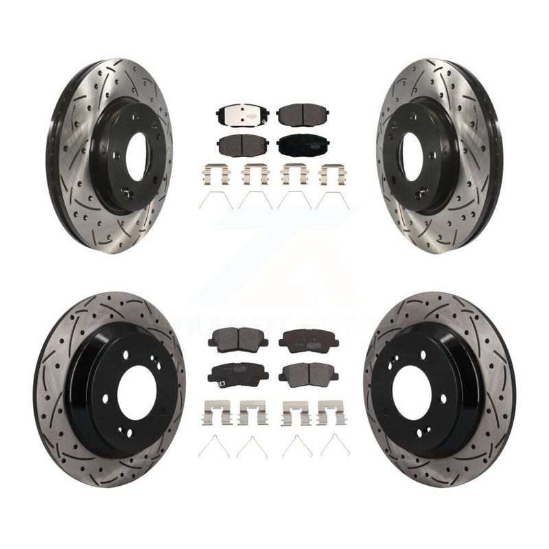 Transit Auto KDT-101895 Disc Brake Kit for 2022 Hyundai Kona - Front and Rear