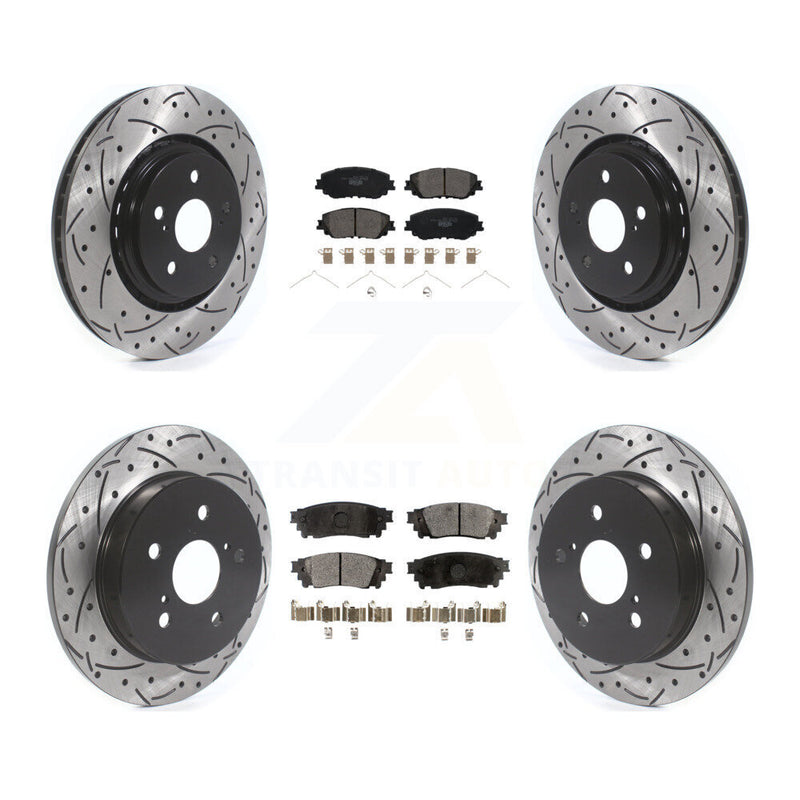Transit Auto KDT-101897 Disc Brake Kit for 2020 Toyota Camry - Front and Rear