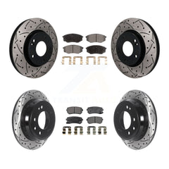 Transit Auto KDT-101899 Disc Brake Kit for 2010-2012 Kia Sportage, Hyundai Tucson - Front and Rear
