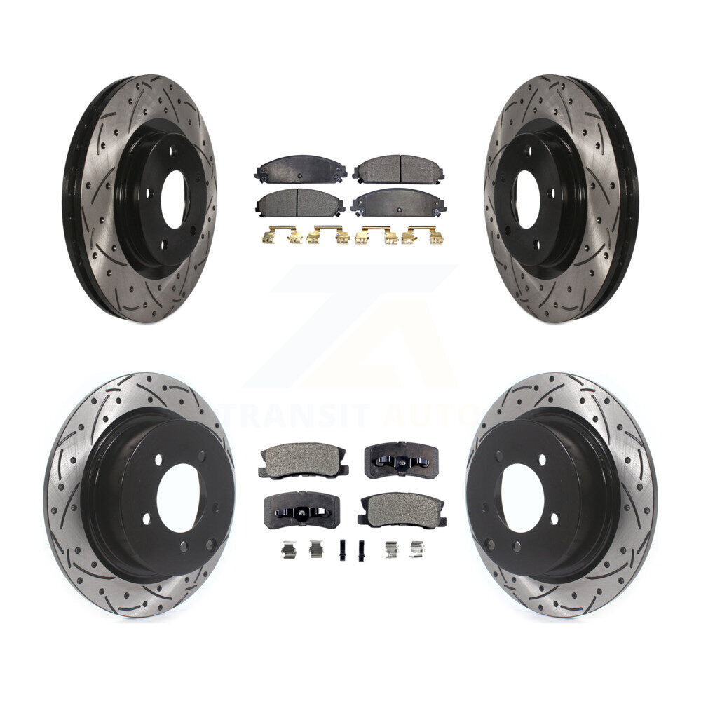 Transit Auto KDT-101900 Disc Brake Kit for 2008-2009 Dodge Caliber - Front and Rear
