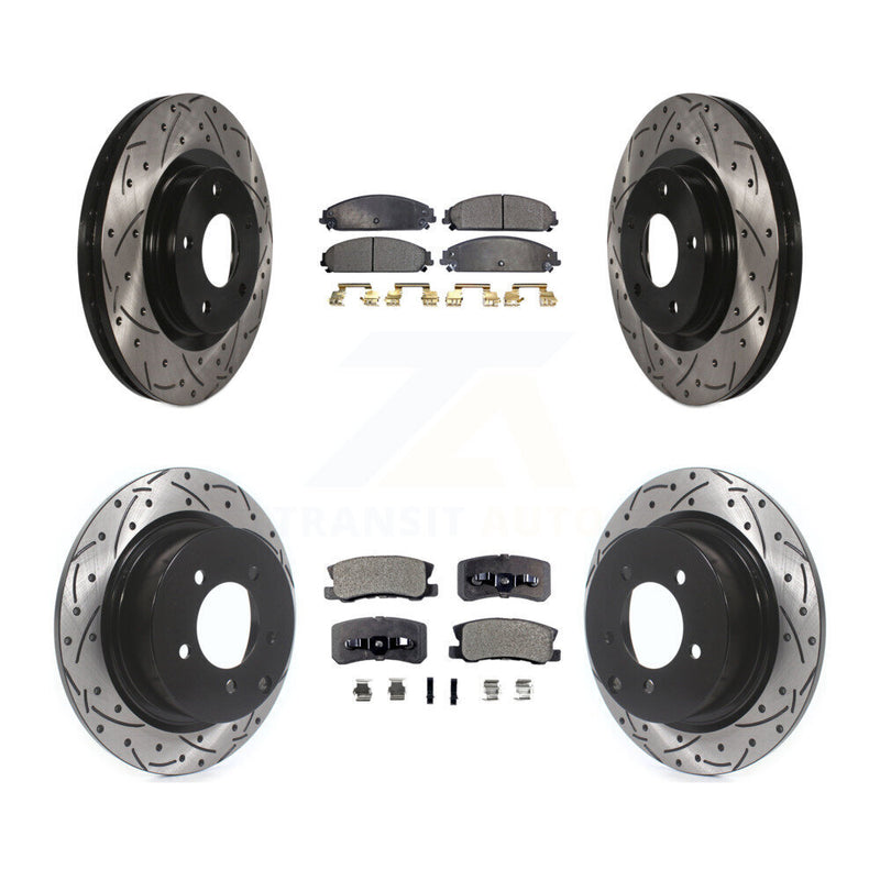 Transit Auto KDT-101900 Disc Brake Kit for 2008-2009 Dodge Caliber - Front and Rear