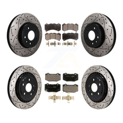 Transit Auto KDT-101902 Disc Brake Kit for 2017-2019 Cadillac ATS - Front and Rear