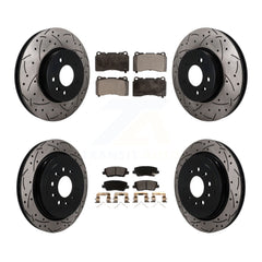Transit Auto KDT-101903 Disc Brake Kit for 2017-2019 Cadillac ATS - Front and Rear