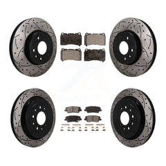 Transit Auto KDT-101904 Disc Brake Kit for 2013-2015 Cadillac ATS - Front and Rear