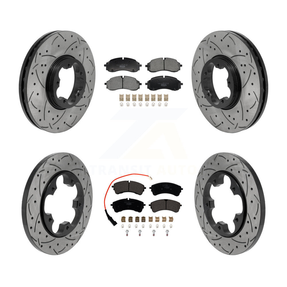 Transit Auto KDT-101906 Disc Brake Kit for 2021-2023 Ford Transit-350, Ford Transit-150, Ford Transit-250 - Front and Rear