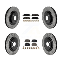 Transit Auto KDT-101907 Disc Brake Kit for 2020-2023 Lincoln Aviator - Front and Rear