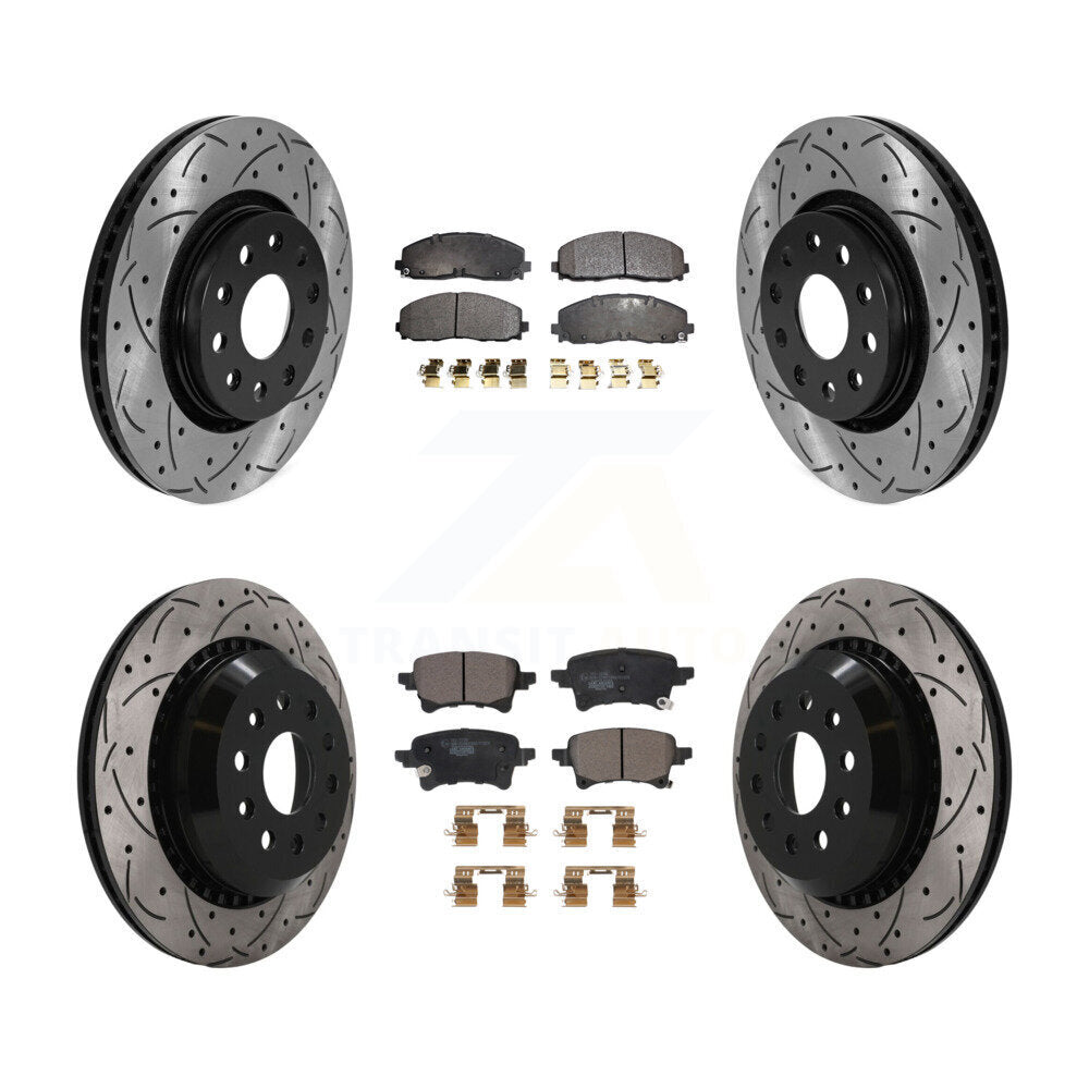 Transit Auto KDT-101908 Disc Brake Kit for 2020-2023 Jeep Gladiator - Front and Rear