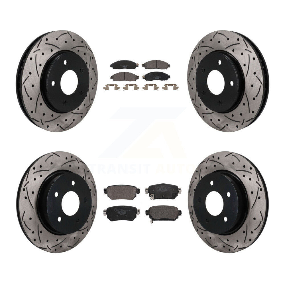 Transit Auto KDT-101912 Disc Brake Kit for 2018-2023 Nissan LEAF - Front and Rear