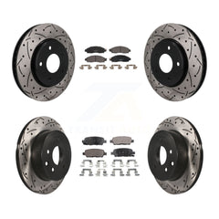 Transit Auto KDT-101913 Disc Brake Kit for 2018-2022 Nissan LEAF - Front and Rear