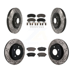 Transit Auto KDT-101914 Disc Brake Kit for 2019 Nissan Rogue - Front and Rear