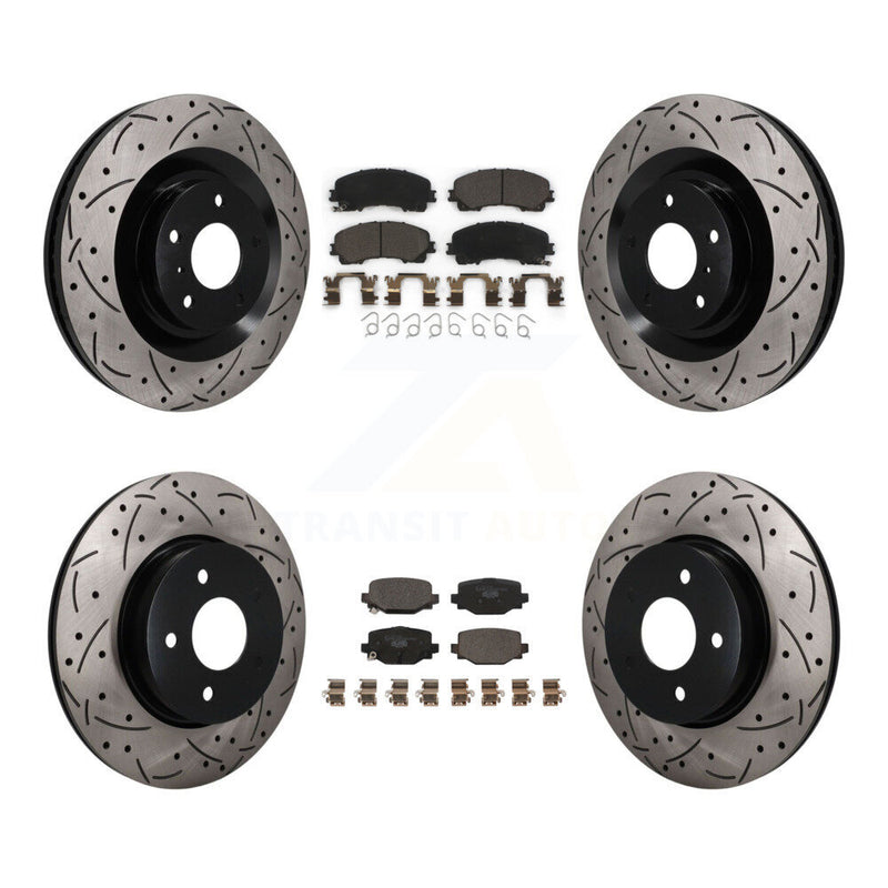 Transit Auto KDT-101917 Disc Brake Kit for 2019-2023 INFINITI QX55, INFINITI QX50 - Front and Rear