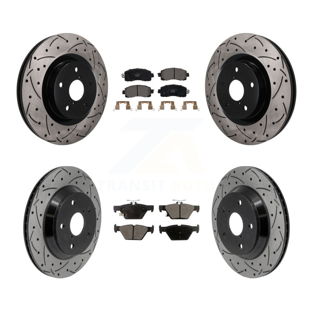 Transit Auto KDT-101918 Disc Brake Kit for 2019-2024 Subaru Crosstrek, Subaru Forester - Front and Rear