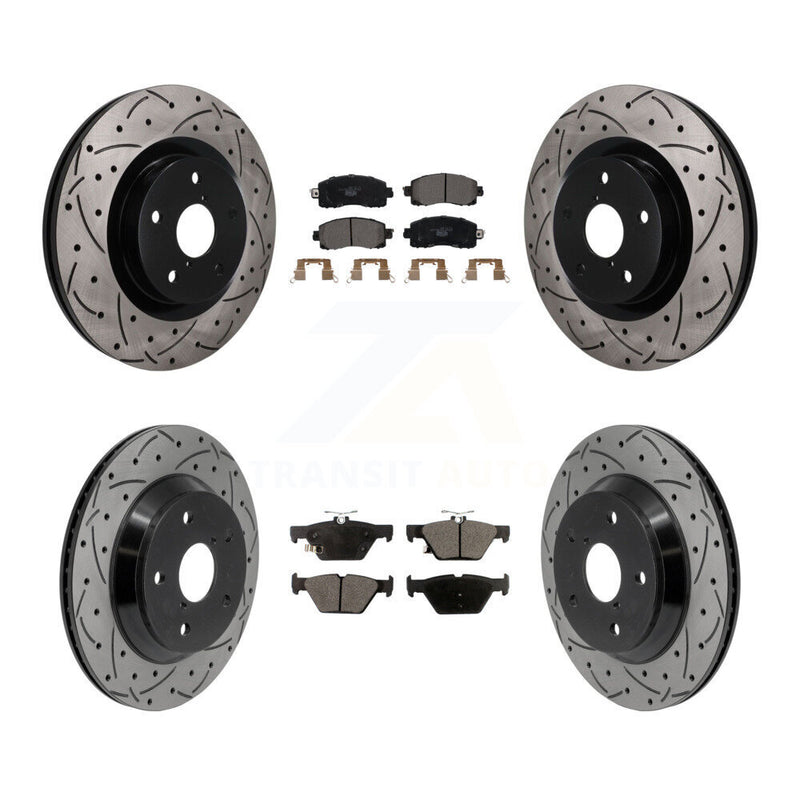 Transit Auto KDT-101918 Disc Brake Kit for 2019-2024 Subaru Crosstrek, Subaru Forester - Front and Rear