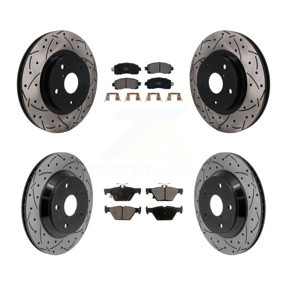 Transit Auto KDT-101919 Disc Brake Kit for 2019-2022 Subaru Forester - Front and Rear