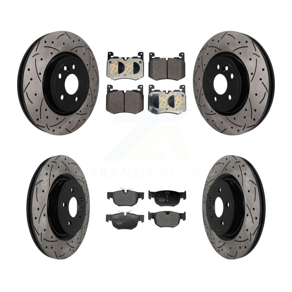 Transit Auto KDT-101920 Disc Brake Kit for 2017-2018 Jaguar F-Pace - Front and Rear