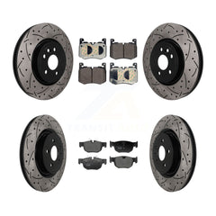 Transit Auto KDT-101920 Disc Brake Kit for 2017-2018 Jaguar F-Pace - Front and Rear