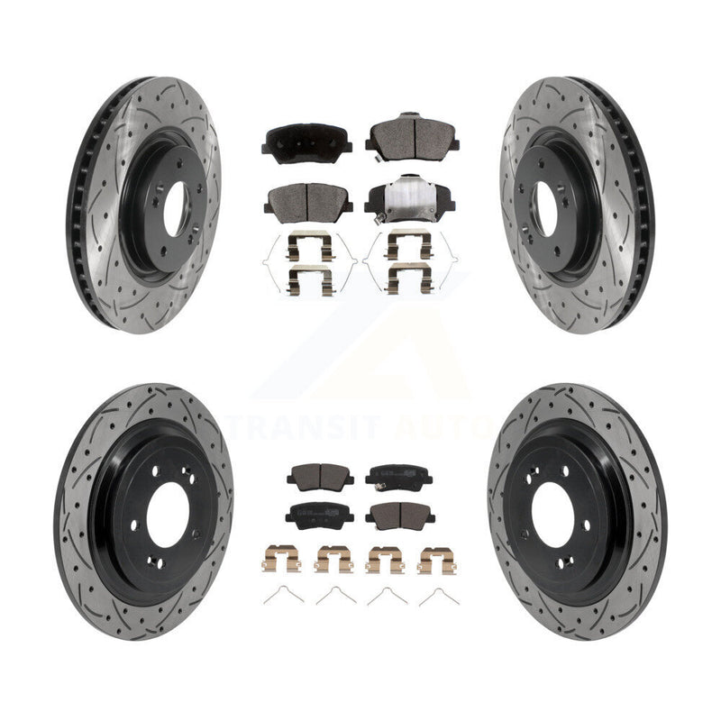 Transit Auto KDT-101922 Disc Brake Kit for 2019-2020 Hyundai Nexo - Front and Rear