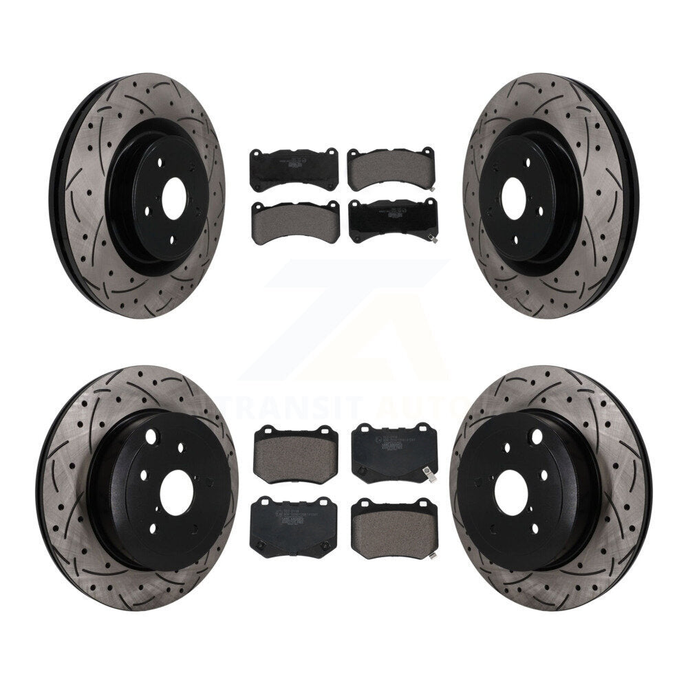 Transit Auto KDT-101923 Disc Brake Kit for 2018-2020 Subaru WRX STI - Front and Rear