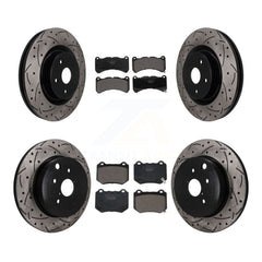 Transit Auto KDT-101923 Disc Brake Kit for 2018-2020 Subaru WRX STI - Front and Rear
