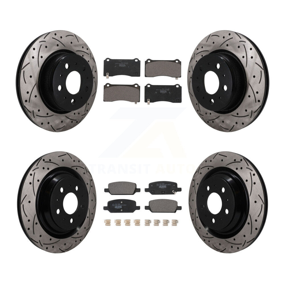 Transit Auto KDT-101924 Disc Brake Kit for 2017-2022 Tesla 3 - Front and Rear