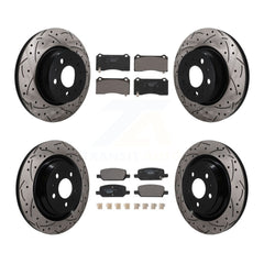Transit Auto KDT-101924 Disc Brake Kit for 2017-2022 Tesla 3 - Front and Rear