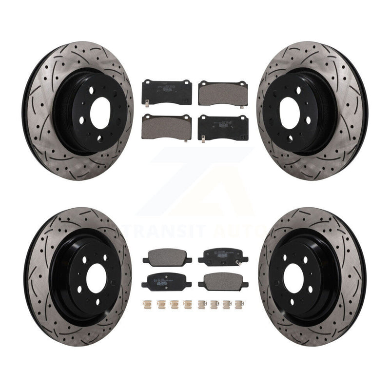 Transit Auto KDT-101924 Disc Brake Kit for 2017-2022 Tesla 3 - Front and Rear