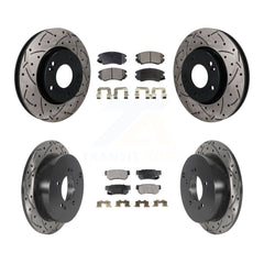 Transit Auto KDT-101925 Disc Brake Kit for 2005-2010 Hyundai Tucson, Kia Sportage - Front and Rear