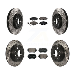 Transit Auto KDT-101930 Disc Brake Kit for 2015 Volkswagen Golf SportWagen - Front and Rear