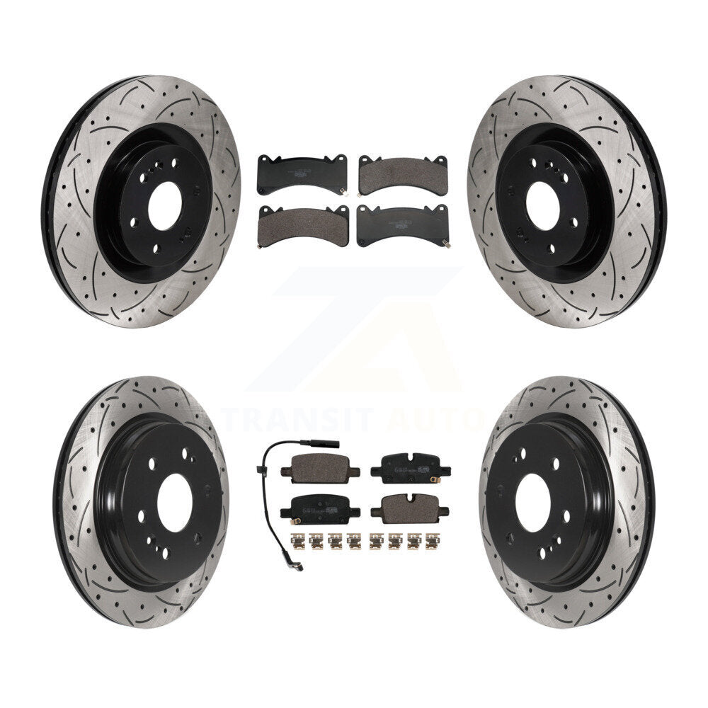 Transit Auto KDT-101932 Disc Brake Kit for 2020-2024 Chevrolet Silverado 1500 LTD, GMC Sierra 1500 Limited and More - Front and Rear