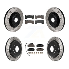 Transit Auto KDT-101932 Disc Brake Kit for 2020-2024 Chevrolet Silverado 1500 LTD, GMC Sierra 1500 Limited and More - Front and Rear