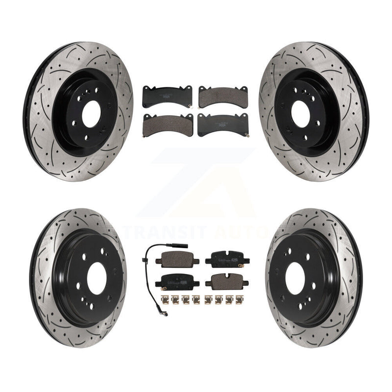 Transit Auto KDT-101932 Disc Brake Kit for 2020-2024 Chevrolet Silverado 1500 LTD, GMC Sierra 1500 Limited and More - Front and Rear