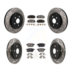 Transit Auto KDT-101933 Disc Brake Kit for 2019 Toyota Prius Prime - Front and Rear