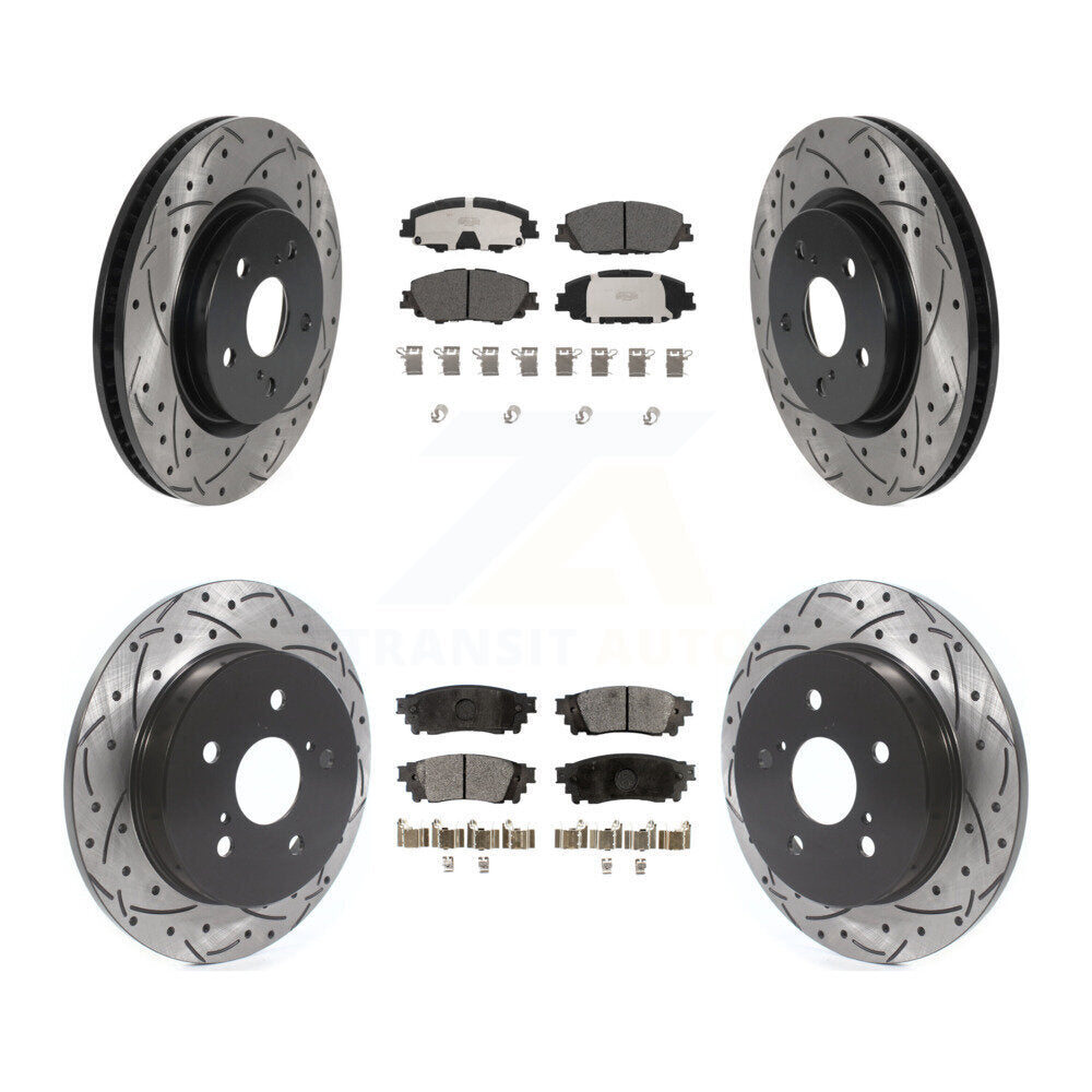 Transit Auto KDT-101937 Disc Brake Kit for 2023 Toyota Prius - Front and Rear