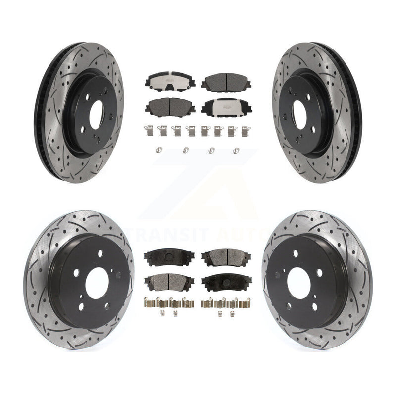 Transit Auto KDT-101937 Disc Brake Kit for 2023 Toyota Prius - Front and Rear