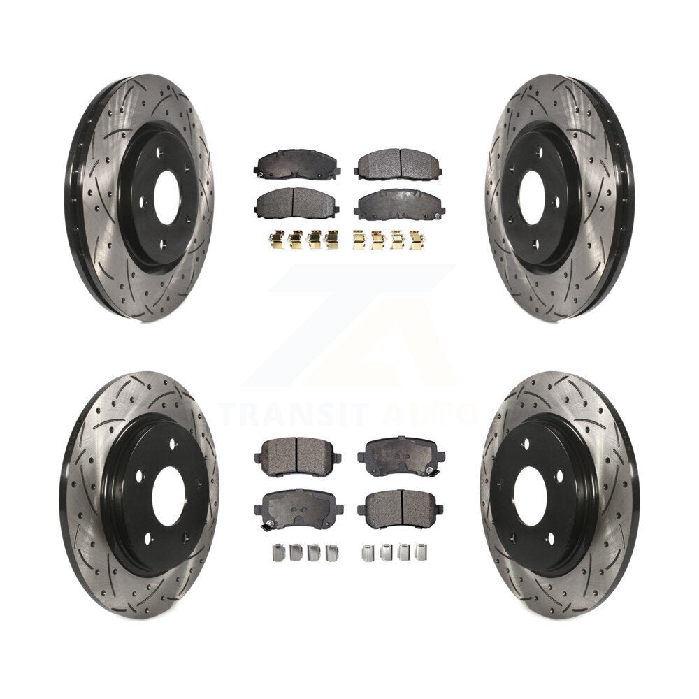 Transit Auto KDT-101939 Disc Brake Kit for 2009-2011 Volkswagen Routan - Front and Rear