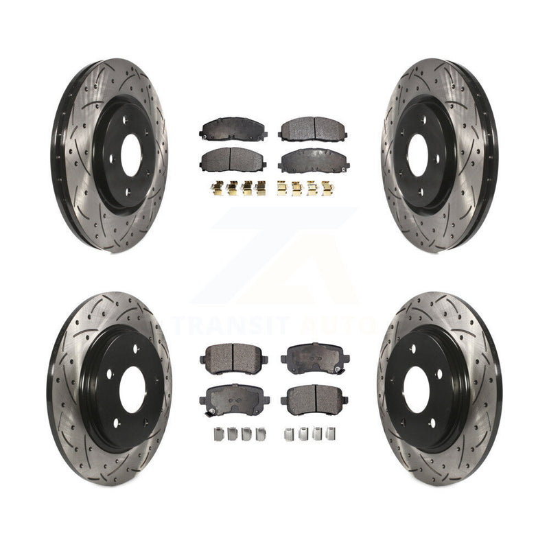 Transit Auto KDT-101939 Disc Brake Kit for 2009-2011 Volkswagen Routan - Front and Rear