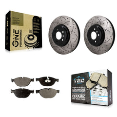 Transit Auto KDT-101942 Disc Brake Kit for 2009-2017 BMW 550i GT, BMW 550i GT xDrive and More - Front