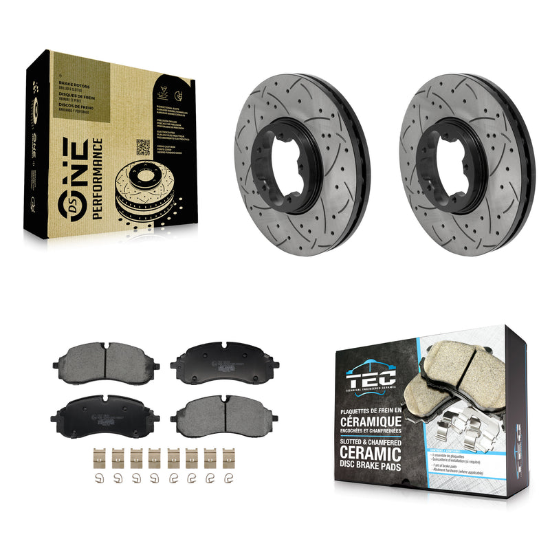 Transit Auto KDT-101943 Disc Brake Kit for 2021-2023 Ford E-Transit, Ford Transit-150 and More - Front